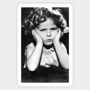 Shirley Temple Grumpy Sticker